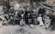 South Africa: members of an English geological party, 1905. Creator: Tempest Anderson