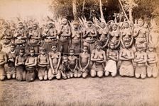 South Africa: a group of African women and children, 19th century. Creator: Unknown