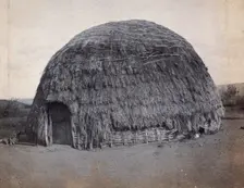 South Africa: an African kraal hut, 1905. Creator: Charles H Simpson