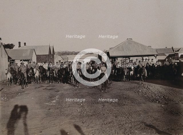South Africa: the Bettington's Horse unit, 1896. Creator: Barnett.