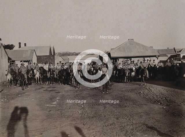South Africa: the Bettington's Horse unit, 1896. Creator: Barnett.