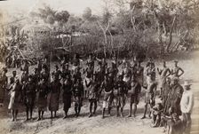 South Africa: the circumcision dance of the Magwamba tribe, Northern Transvaal, 1888. Creator: Henri Ferdinand Gros
