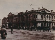 South Africa: the Exchange Buildings in Johannesburg, 1896. Creator: Barnett