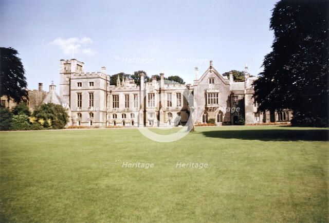 South aspect of Newstead Abbey, Nottinghamshire, 1965. Artist: George L Roberts