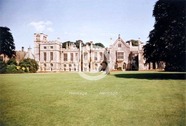 South aspect of Newstead Abbey, Nottinghamshire, 1965. Creator: George L Roberts.