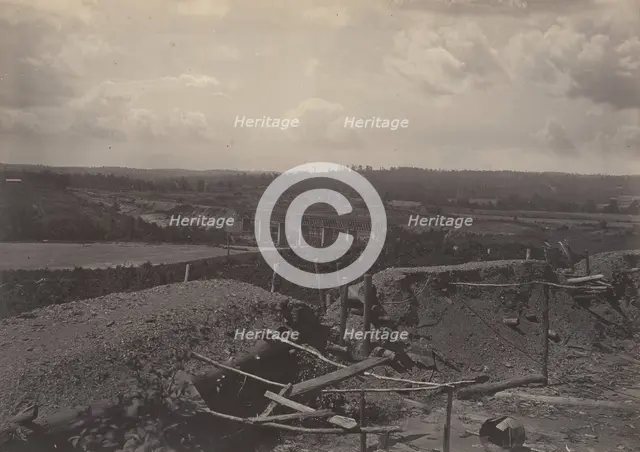 South Bank of the Chattahoochie, Georgia, 1860s. Creator: George N. Barnard.