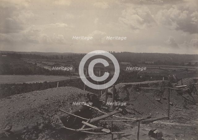 South Bank of the Chattahoochie, Georgia, 1860s. Creator: George N. Barnard.