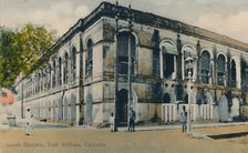 South Barrack, Fort William, Calcutta late 19th-early 20th century. Creator: Unknown