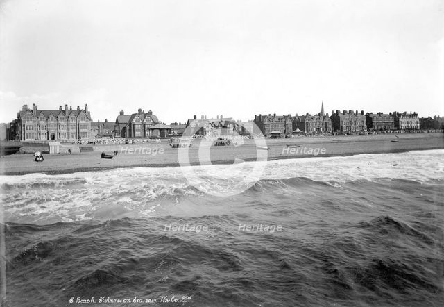 South Beach, St Anne's-on-Sea, Lancashire, 1890-1910. Artist: Unknown