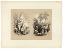 South Brent, from Picturesque Selections, 1860. Creator: James Duffield Harding