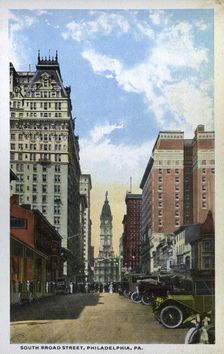 South Broad Street, Philadelphia, Pennsylvania, USA, 1914