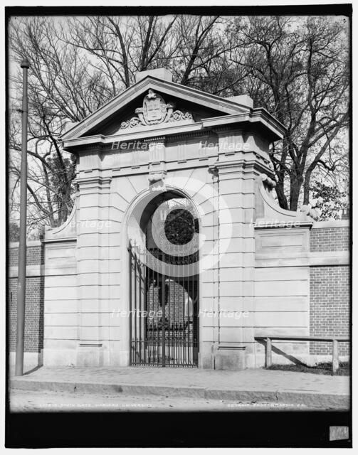 South Gate, Harvard University, between 1900 and 1906. Creator: Unknown.