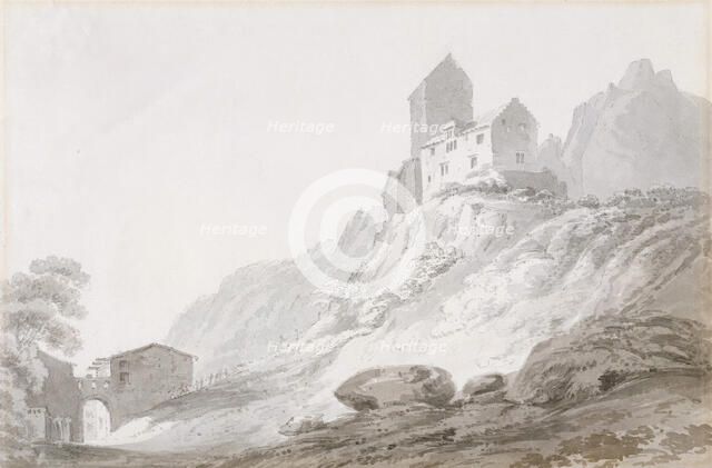 South Gate of Sargans, 1794-1797. Creators: JMW Turner, Thomas Girtin.