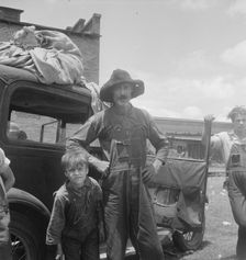 South Georgia tobacco sharecropper in town for auction, Douglas, Georgia, 1938. Creator: Dorothea Lange