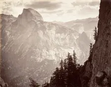 South Dome, 6,000 feet, ca. 1872, printed ca. 1876. Creator: Attributed to Carleton E. Watkins