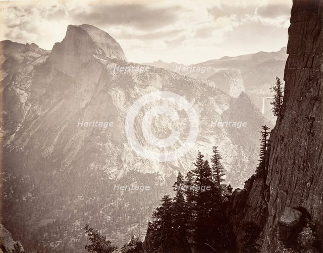 South Dome, 6,000 feet, ca. 1872, printed ca. 1876. Creator: Attributed to Carleton E. Watkins.