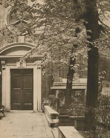 South Door of the Church of St. Mary Aldermanbury c1935. Creator: Walter Benington