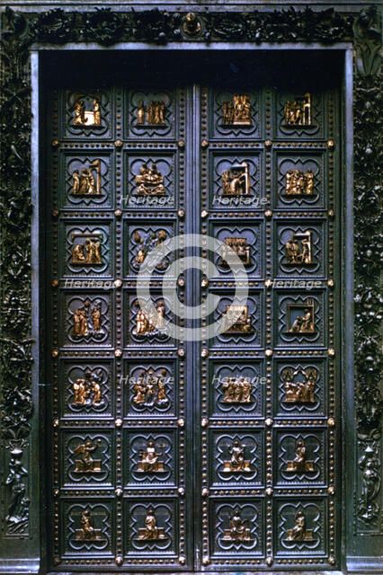 South Door of the Baptistry of San Giovanni, 1336. Artist: Andrea Pisano
