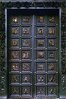 South Door of the Baptistry of San Giovanni, 1336. Artist: Andrea Pisano
