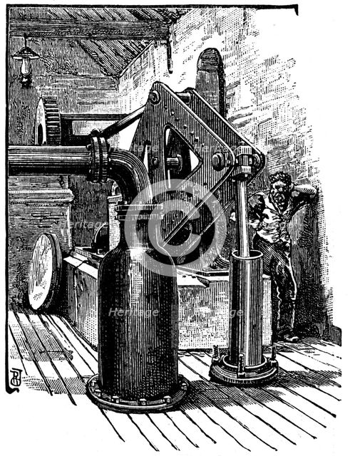 South Durham Salt Works, 1884. Artist: Anon