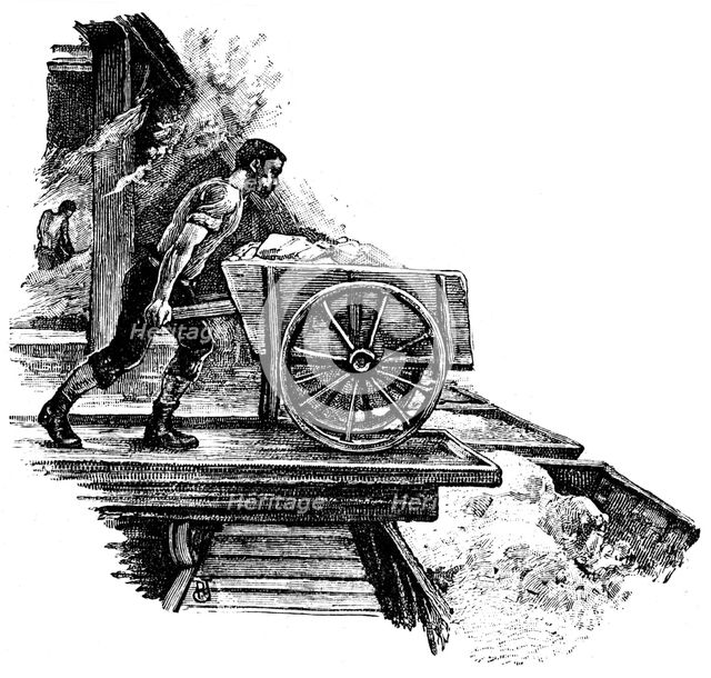 South Durham Salt Works, 1884. Artist: Anon