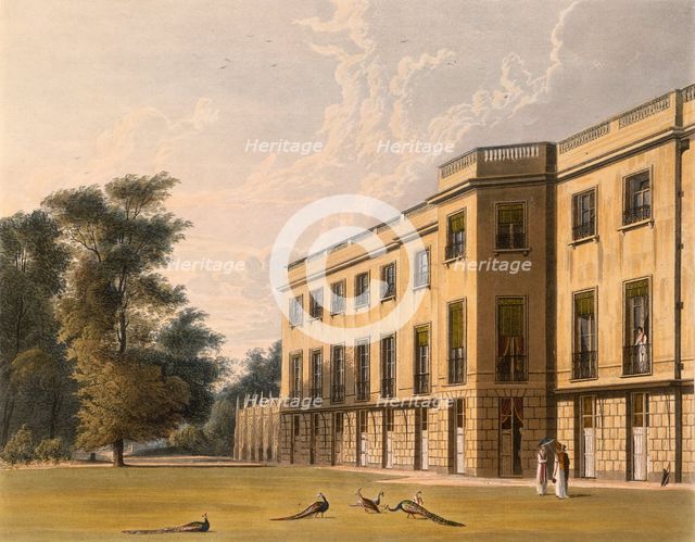 South entrance of the Carlton House, Westminster, London. Creator: Unknown.
