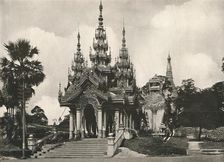 South Entrance to Shwe Dagon Pagoda, Rangoon 1900. Creator: Unknown