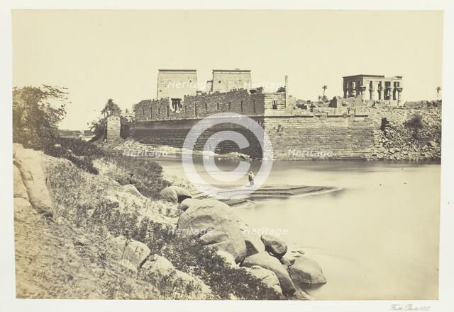 South End of the Island of Philæ, 1857. Creator: Francis Frith.