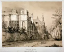 South-east view of Campden House, Kensington, London, c1850. Creator: Alfred Ducôte