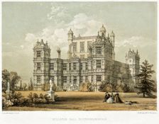 South-east aspect of Wollaton Hall, Nottingham, Nottinghamshire, c1858. Creator: Day & Son