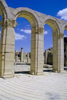 South-east Baths, Maktar, Tunisia. Creator: Vivienne Sharp