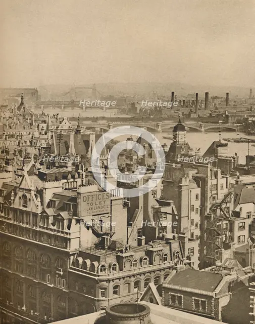 'South-Eastward View from Bush House as Far as Blackheath', c1935. Creator: Unknown.