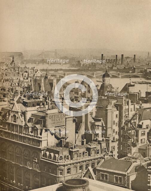 'South-Eastward View from Bush House as Far as Blackheath', c1935. Creator: Unknown.