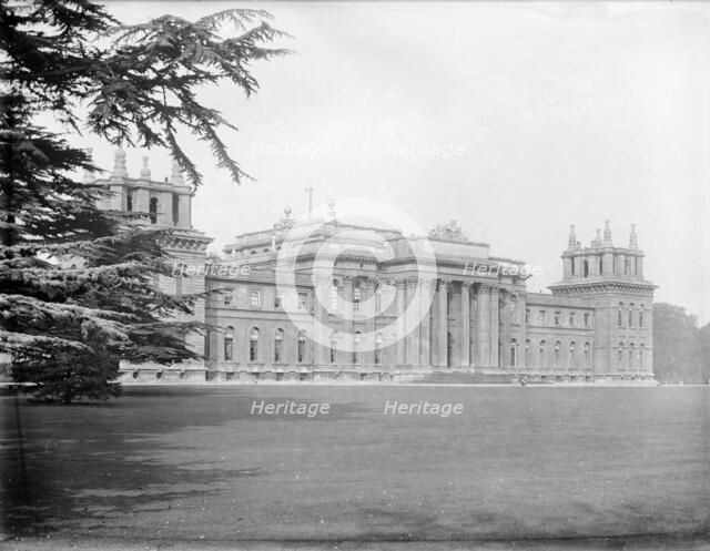 South front of Blenheim Palace, Woodstock, Oxfordshire, 1912. Artist: Henry Taunt