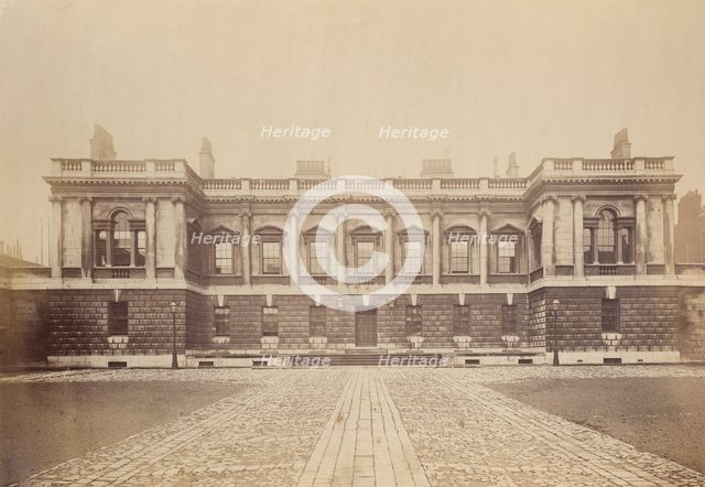 South front of Burlington House, c1860s. Creator: Stephen Ayling.