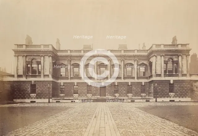 South front of Burlington House, c1860s. Creator: Stephen Ayling.