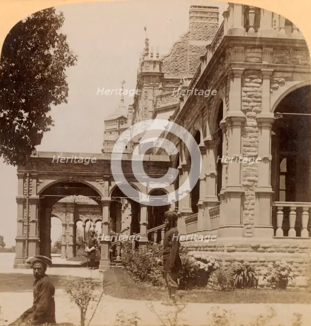 'South Front of Viceregal Lodge...at Simla, the charming "Summer Capital" of India', 1902. Creator: Underwood & Underwood.