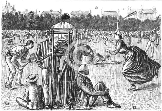 ''South of England Lawn Tennis Tournament at Devonshire Park, Eastbourne--Ladies and Gentlemans Doub Creator: Unknown.