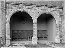 South loggia at Bramshill House, Hampshire, 1928. Artist: Nathaniel Lloyd