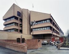 South Norwood Police Station, Oliver Grove, South Norwood, Croydon, London, 29/11/1988. Creator: John Laing plc
