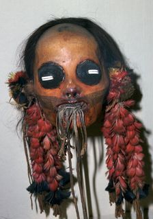 South Native American boiled head