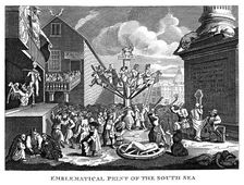 South Sea Bubble, 1721. Artist: William Hogarth