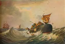 South Sea Whale Fishery 1836. Artist: Edward Duncan