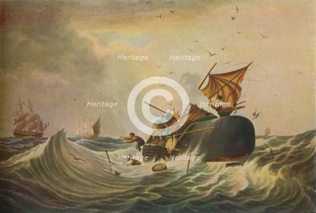 'South Sea Whale Fishery', 1836. Artist: Edward Duncan.