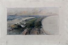 South Shore Park, Chicago, Illinois, Design Sketch, c. 1896. Creator: Daniel Burnham