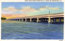 South Sixth Street Bridge, Springfield, Illinois, USA, 1935