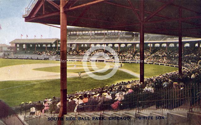 South Side Ball Park, Chicago, Illinois, USA, 1915. Artist: Unknown