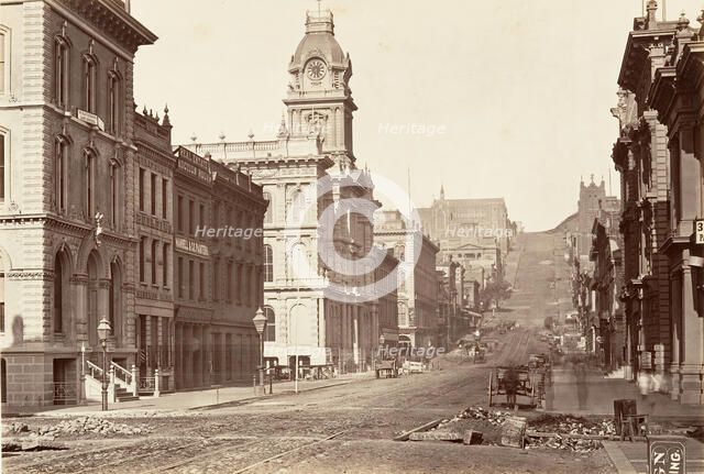 South Side of California Street, 1864, printed ca. 1876. Creator: Carleton Emmons Watkins.