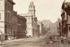 South Side of California Street, 1864, printed ca. 1876. Creator: Carleton Emmons Watkins