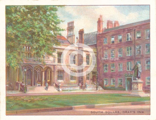 'South Square, Gray's Inn', 1929. Artist: Unknown.